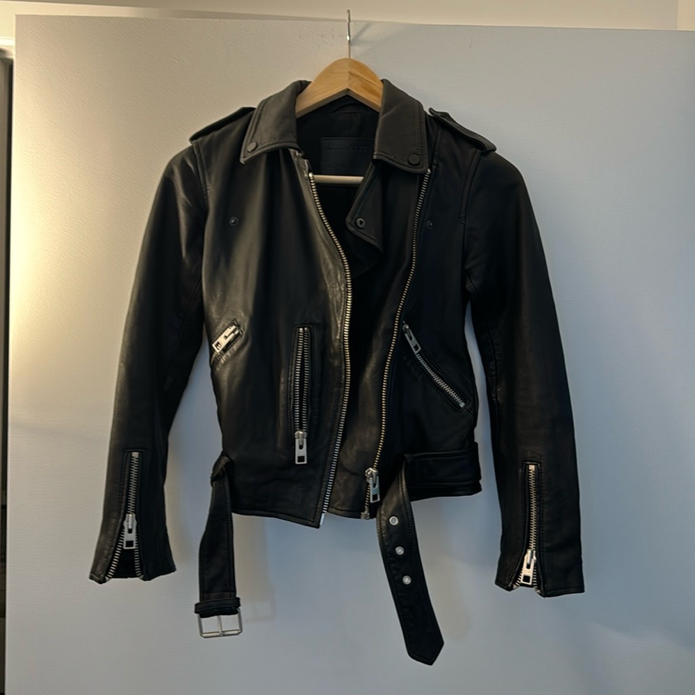 ALLSAINTS Balfern Leather Biker Jacket